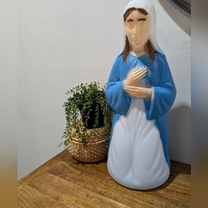 Vintage Empire Nativity Set Christmas‎ Blow Mold 18” 1373 Mary